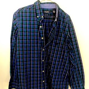 Chaps Longsleeve Button Down Casual Shirt